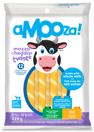 228g Amooza Mozzarella Twists